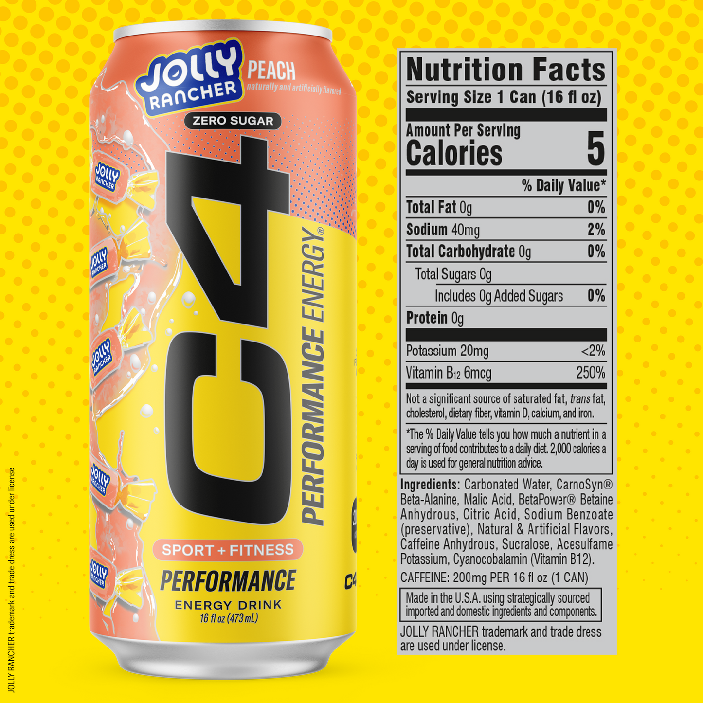 C4 Performance Energy® x JOLLY RANCHER Peach